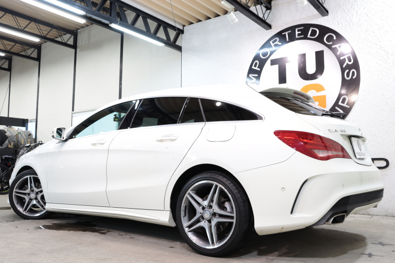メルセデスベンツ CLAクラス CLA180 ｼｭｰﾃｨﾝｸﾞﾌﾞﾚｰｸ ｽﾎﾟｰﾂ ﾚｰﾀﾞｰｾｰﾌﾃｨPKG　中期 ｷｰﾚｽｺﾞｰ ﾌﾞﾗｯｸﾚｻﾞｰDINAMICAｼｰﾄ ｼｰﾄﾋｰﾀｰ HDDﾅﾋﾞTV ｽﾏﾎ連携 Bｶﾒﾗ PTS DSRC ｷｾﾉﾝﾗｲﾄ 自動Rｹﾞｰﾄ AMGｴｱﾛ&18AW 7AT　2年保証