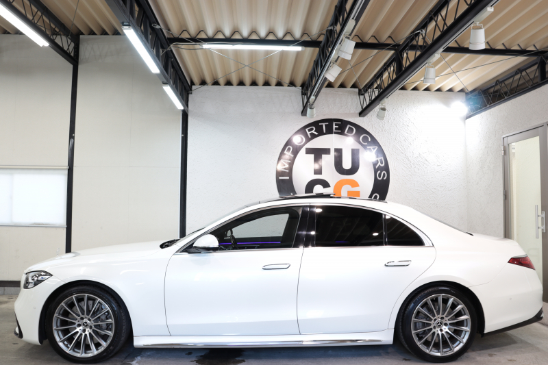 メルセデスベンツ Sクラス S500 4MATIC AMGﾗｲﾝ ﾚｻﾞｰｴｸｽｸﾙｰｼﾌﾞ&ﾍﾞｰｼｯｸ&ﾚｰﾀﾞｰｾｰﾌﾃｨPKG　ISG搭載 ｷｰﾚｽｺﾞｰ 黒本革 ﾍﾞﾝﾁﾚｰﾀｰ ﾊﾟﾉﾗﾏSR ﾍｯﾄﾞｱｯﾌﾟD MBUXﾅﾋﾞTV ｽﾏﾎ連携 ﾌﾞﾙﾒｽﾀｰ 360ｶﾒﾗ PTS LEDﾗｲﾄ ﾊﾝｽﾞﾌﾘｰA AMGｴｱﾛ&20AW ﾜｲﾔﾚｽ充電 9AT　2年保証
