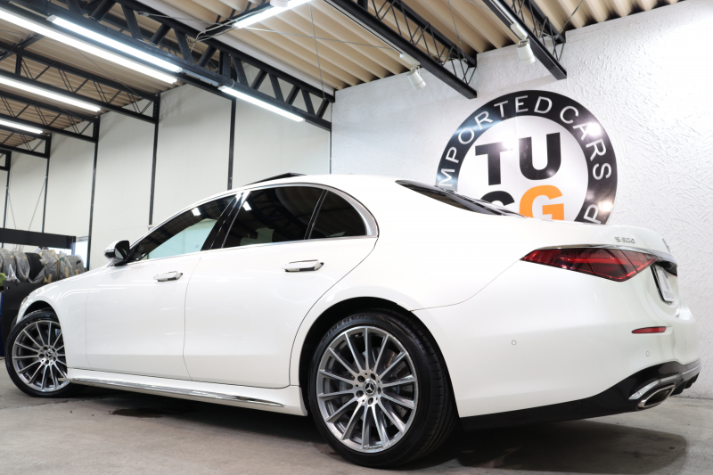 メルセデスベンツ Sクラス S500 4MATIC AMGﾗｲﾝ ﾚｻﾞｰｴｸｽｸﾙｰｼﾌﾞ&ﾍﾞｰｼｯｸ&ﾚｰﾀﾞｰｾｰﾌﾃｨPKG　ISG搭載 ｷｰﾚｽｺﾞｰ 黒本革 ﾍﾞﾝﾁﾚｰﾀｰ ﾊﾟﾉﾗﾏSR ﾍｯﾄﾞｱｯﾌﾟD MBUXﾅﾋﾞTV ｽﾏﾎ連携 ﾌﾞﾙﾒｽﾀｰ 360ｶﾒﾗ PTS LEDﾗｲﾄ ﾊﾝｽﾞﾌﾘｰA AMGｴｱﾛ&20AW ﾜｲﾔﾚｽ充電 9AT　2年保証