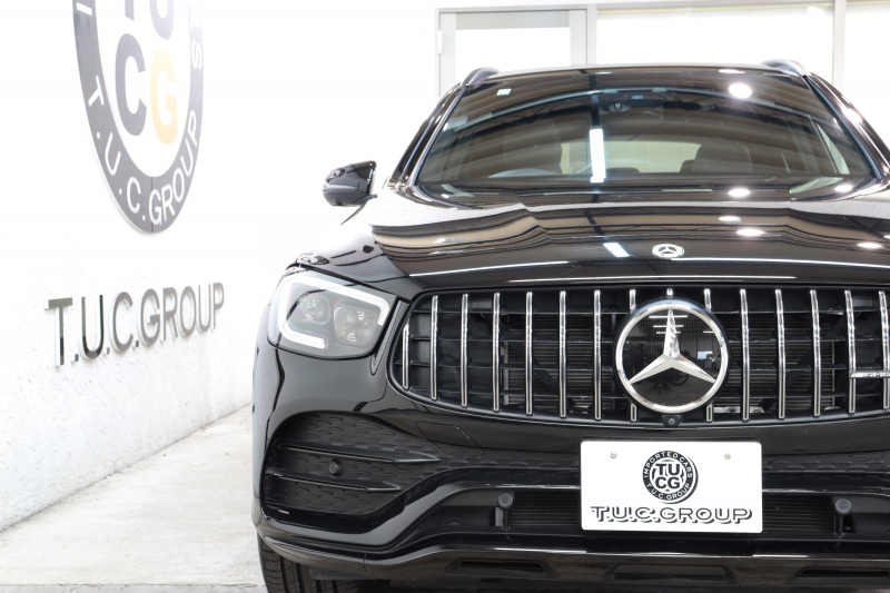 AMG GLC GLC43 4MATIC ﾚｻﾞｰｴｸｽｸﾙｰｼﾌﾞ&ﾚｰﾀﾞｰｾｰﾌﾃｨPKG　後期 ｷｰﾚｽｺﾞｰ 黒本革 ﾊﾟﾉﾗﾏSR HUD MBUXﾅﾋﾞTV BT音楽 360ｶﾒﾗ PTS LEDﾗｲﾄ 自動Rｹﾞｰﾄ AMG専用装備&ﾁｭｰﾆﾝｸﾞ 9AT　2年保証