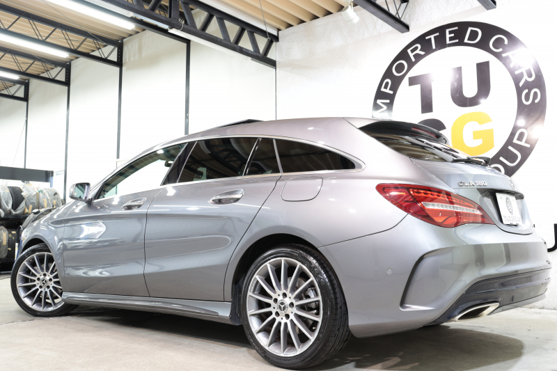 メルセデスベンツ CLAクラス CLA180ｼｭｰﾃｨﾝｸﾞﾌﾞﾚｰｸ AMGｽﾀｲﾙ AMGﾌﾟﾚﾐｱﾑ&ﾚｰﾀﾞｰｾｰﾌﾃｨPKG　後期 ｷｰﾚｽｺﾞｰ ﾚｻﾞｰDINAMICAｼｰﾄ ｼｰﾄﾋｰﾀｰ ﾊﾟﾉﾗﾏSR HDDﾅﾋﾞTV ｽﾏﾎ連携 harman/kardon Bｶﾒﾗ PTS DSRC LEDﾗｲﾄ 自動Rｹﾞｰﾄ AMGｴｱﾛ&18AW 7AT 希少色ﾏｳﾝﾃﾝｸﾞﾚｰ　2年保証