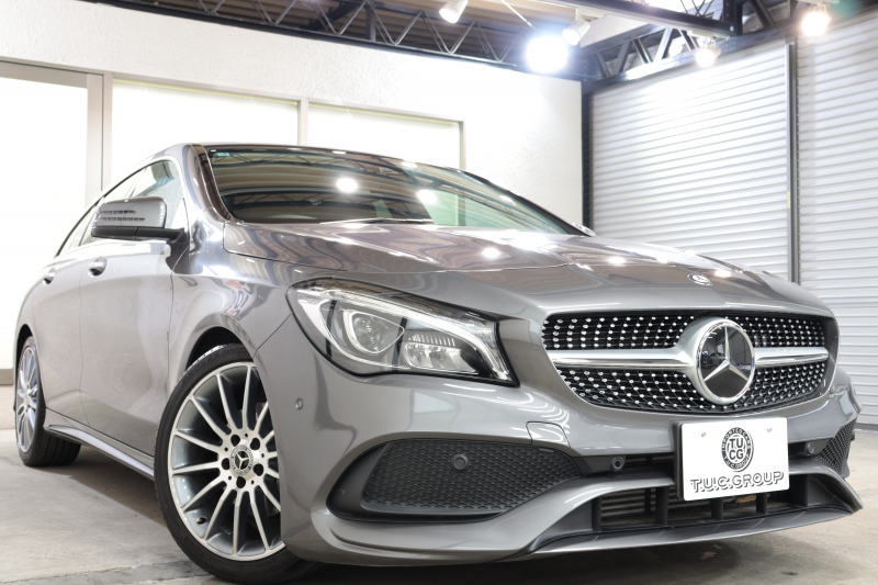 メルセデスベンツ CLAクラス CLA180ｼｭｰﾃｨﾝｸﾞﾌﾞﾚｰｸ AMGｽﾀｲﾙ AMGﾌﾟﾚﾐｱﾑ&ﾚｰﾀﾞｰｾｰﾌﾃｨPKG　後期 ｷｰﾚｽｺﾞｰ ﾚｻﾞｰDINAMICAｼｰﾄ ｼｰﾄﾋｰﾀｰ ﾊﾟﾉﾗﾏSR HDDﾅﾋﾞTV ｽﾏﾎ連携 harman/kardon Bｶﾒﾗ PTS DSRC LEDﾗｲﾄ 自動Rｹﾞｰﾄ AMGｴｱﾛ&18AW 7AT 希少色ﾏｳﾝﾃﾝｸﾞﾚｰ　2年保証