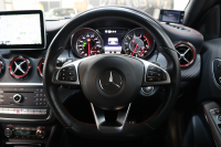 AMG Aクラス A45 4MATIC ﾚｰﾀﾞｰｾｰﾌﾃｨPKG　後期 ｷｰﾚｽｺﾞｰ 黒本革 HDDﾅﾋﾞTV ｽﾏﾎ連携 ﾊﾞｯｸｶﾒﾗ PTS LEDﾗｲﾄ AMG専用装備&ﾁｭｰﾆﾝｸﾞ ﾀﾞｲﾅﾐｯｸS BBS18AW 7AT　2年保証