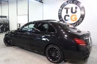 AMG Cクラス C43 4MATIC ﾚｰﾀﾞｰｾｰﾌﾃｨPKG　後期 ｷｰﾚｽｺﾞｰ 黒本革 ﾊﾟﾉﾗﾏSR ﾍｯﾄﾞｱｯﾌﾟD HDDﾅﾋﾞTV ｽﾏﾎ連携 ﾌﾞﾙﾒｽﾀｰ ﾊﾞｯｸｶﾒﾗ PTS LEDﾗｲﾄ 自動ﾄﾗﾝｸ ﾊﾝｽﾞﾌﾘｰA AMG専用装備&ﾁｭｰﾆﾝｸﾞﾀﾞｲﾅﾐｯｸS 9AT　2年保証