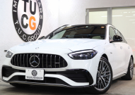 AMG Cクラス C43 4MATIC ｽﾃｰｼｮﾝﾜｺﾞﾝ ﾚｰﾀﾞｰｾｰﾌﾃｨPKG　BSG搭載 1ｵｰﾅｰ ｷｰﾚｽｺﾞｰ 黒本革 ﾍﾞﾝﾁﾚｰﾀｰ ﾊﾟﾉﾗﾏSR ﾍｯﾄﾞｱｯﾌﾟD MBUXﾅﾋﾞTV&ARﾅﾋﾞ ｽﾏﾎ連携 ﾌﾞﾙﾒｽﾀｰ 360ｶﾒﾗ PTS LEDﾗｲﾄ 自動ﾄﾗﾝｸ AMG専用装備&ﾁｭｰﾆﾝｸﾞﾀﾞｲﾅﾐｯｸS 9AT　2年保証
