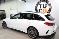 AMG Cクラス C43 4MATIC ｽﾃｰｼｮﾝﾜｺﾞﾝ ﾚｰﾀﾞｰｾｰﾌﾃｨPKG　BSG搭載 1ｵｰﾅｰ ｷｰﾚｽｺﾞｰ 黒本革 ﾍﾞﾝﾁﾚｰﾀｰ ﾊﾟﾉﾗﾏSR ﾍｯﾄﾞｱｯﾌﾟD MBUXﾅﾋﾞTV&ARﾅﾋﾞ ｽﾏﾎ連携 ﾌﾞﾙﾒｽﾀｰ 360ｶﾒﾗ PTS LEDﾗｲﾄ 自動ﾄﾗﾝｸ AMG専用装備&ﾁｭｰﾆﾝｸﾞﾀﾞｲﾅﾐｯｸS 9AT　2年保証