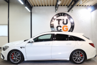 AMG CLAクラス CLA45 4MATIC ｼｭｰﾃｨﾝｸﾞﾌﾞﾚｰｸ ﾚｰﾀﾞｰｾｰﾌﾃｨPKG　後期 ｷｰﾚｽｺﾞｰ 黒本革 ﾊﾟﾉﾗﾏSR HDDﾅﾋﾞTV&ｷｬﾝｾﾗｰ ｽﾏﾎ連携 ﾊﾞｯｸｶﾒﾗ PTS LEDﾗｲﾄ 自動Rｹﾞｰﾄ ﾊﾝｽﾞﾌﾘｰA AMG専用装備&ﾁｭｰﾆﾝｸﾞ ﾊﾟﾅﾒﾘｶｰﾅｸﾞﾘﾙ 7AT　2年保証