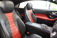 メルセデスベンツ Eクラス E200ｸｰﾍﾟ ｽﾎﾟｰﾂ ﾚｰﾀﾞｰｾｰﾌﾃｨPKG　後期 BSG搭載 1ｵｰﾅｰ MEｺﾈｸﾄ ｷｰﾚｽｺﾞｰ 黒/赤本革 ﾊﾟﾉﾗﾏSR ﾍｯﾄﾞｱｯﾌﾟD MBUX/ARﾅﾋﾞTV ｽﾏﾎ連携 ﾌﾞﾙﾒｽﾀｰ 360ｶﾒﾗ PTS LEDﾗｲﾄ AMGｴｱﾛ&19AW 9AT　2年保証