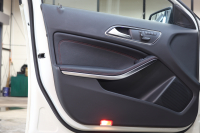 AMG GLA GLA45 4MATIC ﾚｰﾀﾞｰｾｰﾌﾃｨPKG　中期 ｷｰﾚｽｺﾞｰ 黒本革 ﾊﾟﾉﾗﾏSR HDDﾅﾋﾞTV ｽﾏﾎ連携 ﾊﾞｯｸｶﾒﾗ PTS ｷｾﾉﾝﾗｲﾄ 自動Rｹﾞｰﾄ AMG専用装備&ﾁｭｰﾆﾝｸﾞ 7AT　2年保証