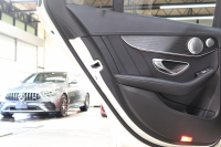 AMG Cクラス C43 4MATIC ｴｸｽｸﾙｰｼﾌﾞ&ﾚｰﾀﾞｰｾｰﾌﾃｨPKG　中期 ｷｰﾚｽｺﾞｰ 黒本革 ﾍｯﾄﾞｱｯﾌﾟD HDDﾅﾋﾞTV&ｷｬﾝｾﾗｰ BT音楽 ﾌﾞﾙﾒｽﾀｰ ﾊﾞｯｸｶﾒﾗ PTS LEDﾗｲﾄ 自動ﾄﾗﾝｸ ﾊﾝｽﾞﾌﾘｰA AMG専用装備&ﾁｭｰﾆﾝｸﾞﾀﾞｲﾅﾐｯｸｾﾚｸﾄ 9AT　2年保証