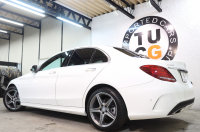 メルセデスベンツ Cクラス C200 AVG AMGﾗｲﾝ ﾚｻﾞｰｴｸｽｸﾙｰｼﾌﾞ&ﾚｰﾀﾞｰｾｰﾌﾃｨPKG　ｷｰﾚｽｺﾞｰ 黒本革 HDDﾅﾋﾞTV BT音楽 ﾊﾞｯｸｶﾒﾗ PTS LEDﾗｲﾄ 自動ﾄﾗﾝｸ ﾊﾝｽﾞﾌﾘｰA AMGｴｱﾛ&18AW ｴｱｻｽ　2年保証