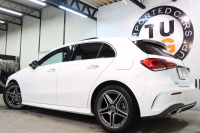 メルセデスベンツ Aクラス A180ｽﾀｲﾙ AMGﾗｲﾝ AMGﾚｻﾞｰｴｸｽｸﾙｰｼﾌﾞ&ﾅﾋﾞｹﾞｰｼｮﾝ&ﾚｰﾀﾞｰｾｰﾌﾃｨPKG　1ｵｰﾅｰ ｷｰﾚｽｺﾞｰ 赤/黒本革 ﾊﾟﾉﾗﾏSR MBUXﾅﾋﾞTV BT音楽 ﾊﾞｯｸｶﾒﾗ PTS LEDﾗｲﾄ AMGｴｱﾛ&18AW ﾀﾞｲﾅﾐｯｸｾﾚｸﾄ ﾜｲﾔﾚｽ充電 7AT　2年保証