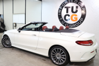 メルセデスベンツ Cクラス C180ｶﾌﾞﾘｵﾚ ｽﾎﾟｰﾂ ﾚｻﾞｰｴｸｽｸﾙｰｼﾌﾞ&ﾚｰﾀﾞｰｾｰﾌﾃｨPKG　ｷｰﾚｽｺﾞｰ 赤本革 ｴｱｽｶｰﾌ ﾍｯﾄﾞｱｯﾌﾟD HDDﾅﾋﾞTV BT音楽 ﾊﾞｯｸｶﾒﾗ PTS LEDﾗｲﾄ AMGｴｱﾛ&19AW ﾀﾞｲﾅﾐｯｸS 赤幌 9AT　2年保証