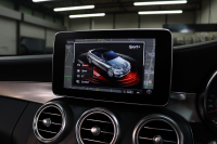 メルセデスベンツ Cクラス C180ｶﾌﾞﾘｵﾚ ｽﾎﾟｰﾂ ﾚｻﾞｰｴｸｽｸﾙｰｼﾌﾞ&ﾚｰﾀﾞｰｾｰﾌﾃｨPKG　ｷｰﾚｽｺﾞｰ 赤本革 ｴｱｽｶｰﾌ ﾍｯﾄﾞｱｯﾌﾟD HDDﾅﾋﾞTV BT音楽 ﾊﾞｯｸｶﾒﾗ PTS LEDﾗｲﾄ AMGｴｱﾛ&19AW ﾀﾞｲﾅﾐｯｸS 赤幌 9AT　2年保証