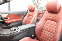 メルセデスベンツ Cクラス C180ｶﾌﾞﾘｵﾚ ｽﾎﾟｰﾂ ﾚｻﾞｰｴｸｽｸﾙｰｼﾌﾞ&ﾚｰﾀﾞｰｾｰﾌﾃｨPKG　ｷｰﾚｽｺﾞｰ 赤本革 ｴｱｽｶｰﾌ ﾍｯﾄﾞｱｯﾌﾟD HDDﾅﾋﾞTV BT音楽 ﾊﾞｯｸｶﾒﾗ PTS LEDﾗｲﾄ AMGｴｱﾛ&19AW ﾀﾞｲﾅﾐｯｸS 赤幌 9AT　2年保証
