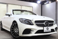 メルセデスベンツ Cクラス C180ｶﾌﾞﾘｵﾚ ｽﾎﾟｰﾂ ﾚｻﾞｰｴｸｽｸﾙｰｼﾌﾞ&ﾚｰﾀﾞｰｾｰﾌﾃｨPKG　後期最終 ｷｰﾚｽｺﾞｰ 白本革 ｴｱｽｶｰﾌ 青幌 ﾍｯﾄﾞｱｯﾌﾟD HDDﾅﾋﾞTV ｽﾏﾎ連携 ﾊﾞｯｸｶﾒﾗ PTS LEDﾗｲﾄ AMGｴｱﾛ&19AW ｴｱｻｽ 9AT　2年保証