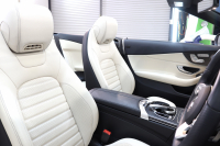 メルセデスベンツ Cクラス C180ｶﾌﾞﾘｵﾚ ｽﾎﾟｰﾂ ﾚｻﾞｰｴｸｽｸﾙｰｼﾌﾞ&ﾚｰﾀﾞｰｾｰﾌﾃｨPKG　後期最終 ｷｰﾚｽｺﾞｰ 白本革 ｴｱｽｶｰﾌ 青幌 ﾍｯﾄﾞｱｯﾌﾟD HDDﾅﾋﾞTV ｽﾏﾎ連携 ﾊﾞｯｸｶﾒﾗ PTS LEDﾗｲﾄ AMGｴｱﾛ&19AW ｴｱｻｽ 9AT　2年保証