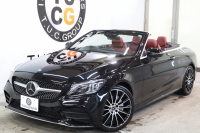 メルセデスベンツ Cクラス C180ｶﾌﾞﾘｵﾚ ｽﾎﾟｰﾂ ﾚｻﾞｰｴｸｽｸﾙｰｼﾌﾞ&ﾚｰﾀﾞｰｾｰﾌﾃｨPKG　後期 1ｵｰﾅｰ ｷｰﾚｽｺﾞｰ 赤本革 ｴｱｽｶｰﾌ ﾍｯﾄﾞｱｯﾌﾟD HDDﾅﾋﾞTV ｽﾏﾎ連携 ﾊﾞｯｸｶﾒﾗ PTS LEDﾗｲﾄ 赤幌 ﾀﾞｲﾅﾐｯｸS ｴｱｻｽ 9AT　2年保証