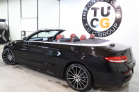 メルセデスベンツ Cクラス C180ｶﾌﾞﾘｵﾚ ｽﾎﾟｰﾂ ﾚｻﾞｰｴｸｽｸﾙｰｼﾌﾞ&ﾚｰﾀﾞｰｾｰﾌﾃｨPKG　後期 1ｵｰﾅｰ ｷｰﾚｽｺﾞｰ 赤本革 ｴｱｽｶｰﾌ ﾍｯﾄﾞｱｯﾌﾟD HDDﾅﾋﾞTV ｽﾏﾎ連携 ﾊﾞｯｸｶﾒﾗ PTS LEDﾗｲﾄ 赤幌 ﾀﾞｲﾅﾐｯｸS ｴｱｻｽ 9AT　2年保証