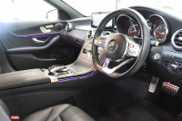 メルセデスベンツ Cクラス C220dｽﾃｰｼｮﾝﾜｺﾞﾝ AVG AMGﾗｲﾝ ﾚｰﾀﾞｰｾｰﾌﾃｨPKG　後期 MEｺﾈｸﾄ ｷｰﾚｽｺﾞｰ 黒革 HDDﾅﾋﾞTV ｽﾏﾎ連携 ﾊﾞｯｸｶﾒﾗ PTS LEDﾗｲﾄ 自動Rｹﾞｰﾄ AMGｴｱﾛ&18AW ｴｱｻｽ 9AT　2年保証