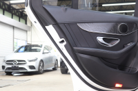 メルセデスベンツ Cクラス C200 AVG AMGﾗｲﾝ ﾚｰﾀﾞｰｾｰﾌﾃｨPKG　中期 C43仕様 ｷｰﾚｽｺﾞｰ 黒革 HDDﾅﾋﾞTV BT音楽 ﾊﾞｯｸｶﾒﾗ PTS DSRC LEDﾍｯﾄﾞﾗｲﾄ AMGｴｱﾛ&18AW C43ｸﾞﾘﾙ ﾄﾗﾝｸｽﾎﾟｲﾗ- ｴｸﾞｿﾞｰｽﾄｴﾝﾄﾞ ﾀﾞｲﾅﾐｯｸS ｴｱｻｽ 9AT　2年保証