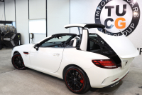 AMG SLC SLC43 ﾚｯﾄﾞｱｰﾄｴﾃﾞｨｼｮﾝ ﾚｰﾀﾞｰｾｰﾌﾃｨPKG　特別仕様車 1ｵｰﾅｰ ｷｰﾚｽｺﾞｰ 黒/銀本革 ｴｱｽｶｰﾌ ﾏｼﾞｯｸｽｶｲR HDDﾅﾋﾞTV&ｷｬﾝｾﾗｰ ｽﾏﾎ連携 harman/kardon ﾊﾞｯｸｶﾒﾗ PTS LEDﾗｲﾄ ﾚｯﾄﾞｱｸｾﾝﾄﾊﾟｰﾂ AMG専用装備&ﾁｭｰﾆﾝｸﾞ 9AT　2年保証