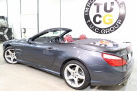 メルセデスベンツ SLクラス SL350 AMGｽﾎﾟｰﾂ&ﾚｰﾀﾞｰｾｰﾌﾃｨPKG　ｷｰﾚｽｺﾞｰ 赤本革 ｴｱｽｶｰﾌ ﾏｼﾞｯｸｽｶｲR HDDﾅﾋﾞTV BT音楽 ﾊﾞｯｸｶﾒﾗ PTS ｷｾﾉﾝ ﾊﾝｽﾞﾌﾘｰA AMGｴｱﾛ&19AW 7AT 希少色ﾃﾉﾗｲﾄｸﾞﾚｰ　2年保証