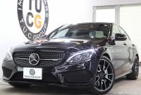 AMG Cクラス C43 4MATIC ｴｸｽｸﾙｰｼﾌﾞ&ﾚｰﾀﾞｰｾｰﾌﾃｨPKG　中期 ｷｰﾚｽｺﾞｰ 黒本革 ﾍｯﾄﾞｱｯﾌﾟD HDDﾅﾋﾞTV BT音楽 ﾌﾞﾙﾒｽﾀｰ ﾊﾞｯｸｶﾒﾗ PTS LEDﾗｲﾄ ﾊﾝｽﾞﾌﾘｰA AMG専用装備&ﾁｭｰﾆﾝｸﾞ 9AT　2年保証