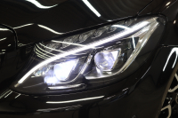 AMG Cクラス C43 4MATIC ｴｸｽｸﾙｰｼﾌﾞ&ﾚｰﾀﾞｰｾｰﾌﾃｨPKG　中期 ｷｰﾚｽｺﾞｰ 黒本革 ﾍｯﾄﾞｱｯﾌﾟD HDDﾅﾋﾞTV BT音楽 ﾌﾞﾙﾒｽﾀｰ ﾊﾞｯｸｶﾒﾗ PTS LEDﾗｲﾄ ﾊﾝｽﾞﾌﾘｰA AMG専用装備&ﾁｭｰﾆﾝｸﾞ 9AT　2年保証