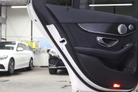 AMG Cクラス C63 ｴｸｽｸﾙｰｼﾌﾞ&ﾚｰﾀﾞｰｾｰﾌﾃｨPKG　ｷｰﾚｽｺﾞｰ 黒本革 ﾊﾟﾉﾗﾏSR HDDﾅﾋﾞTV BT音楽 ﾌﾞﾙﾒｽﾀｰ ﾊﾞｯｸｶﾒﾗ PTS LEDﾗｲﾄ ﾊﾝｽﾞﾌﾘｰA AMG専用装備&ﾁｭｰﾆﾝｸﾞﾀﾞｲﾅﾐｯｸｾﾚｸﾄ　2年保証