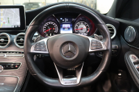 AMG Cクラス C63 ｴｸｽｸﾙｰｼﾌﾞ&ﾚｰﾀﾞｰｾｰﾌﾃｨPKG　ｷｰﾚｽｺﾞｰ 黒本革 ﾊﾟﾉﾗﾏSR HDDﾅﾋﾞTV BT音楽 ﾌﾞﾙﾒｽﾀｰ ﾊﾞｯｸｶﾒﾗ PTS LEDﾗｲﾄ ﾊﾝｽﾞﾌﾘｰA AMG専用装備&ﾁｭｰﾆﾝｸﾞﾀﾞｲﾅﾐｯｸｾﾚｸﾄ　2年保証