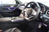 メルセデスベンツ Cクラス C200 4MATIC AVG AMGﾗｲﾝ ﾚｰﾀﾞｰｾｰﾌﾃｨPKG　BSG搭載 後期 ｷｰﾚｽｺﾞｰ 黒革 HDDﾅﾋﾞTV ｽﾏﾎ連携 ﾊﾞｯｸｶﾒﾗ PTS LEDﾗｲﾄ AMGｴｱﾛ&18AW ﾀﾞｲﾅﾐｯｸS ｴｱｻｽ 9AT　2年保証