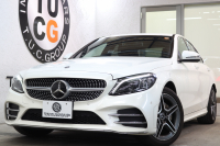 メルセデスベンツ Cクラス C200 4MATIC AVG AMGﾗｲﾝ ﾚｰﾀﾞｰｾｰﾌﾃｨPKG　BSG搭載 後期 ｷｰﾚｽｺﾞｰ 黒革 HDDﾅﾋﾞTV ｽﾏﾎ連携 ﾊﾞｯｸｶﾒﾗ PTS LEDﾗｲﾄ AMGｴｱﾛ&18AW ﾀﾞｲﾅﾐｯｸS ｴｱｻｽ 9AT　2年保証