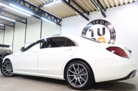 メルセデスベンツ Sクラス S450ﾛﾝｸﾞ AMGﾗｲﾝ+ ﾚｰﾀﾞｰｾｰﾌﾃｨPKG　ISG搭載 後期 ｷｰﾚｽｺﾞｰ 黒本革 ﾍﾞﾝﾁﾚｰﾀｰ ﾊﾟﾉﾗﾏSR ﾍｯﾄﾞｱｯﾌﾟD HDDﾅﾋﾞTV ｽﾏﾎ連携 ﾌﾞﾙﾒｽﾀｰ 360ｶﾒﾗ PTS LEDﾗｲﾄ ﾊﾝｽﾞﾌﾘｰA AMGｴｱﾛ&20AW ｸﾛｰｼﾞﾝｸﾞSP ｴｱｻｽ 9AT　2年保証