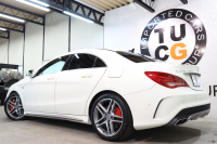 AMG CLAクラス CLA45 4MATIC ｱﾄﾞﾊﾞﾝｽﾄﾞ&ﾚｰﾀﾞｰｾｰﾌﾃｨPKG　1ｵｰﾅｰ 黒本革 HDDﾅﾋﾞTV BT音楽 harman/kardon ﾊﾞｯｸｶﾒﾗ PTS ｷｾﾉﾝ AMG専用装備&ﾁｭｰﾆﾝｸﾞ 7AT　2年保証