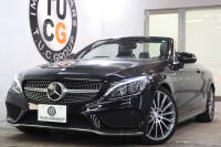 メルセデスベンツ Cクラス C180ｶﾌﾞﾘｵﾚ ｽﾎﾟｰﾂ ﾚｻﾞｰｴｸｽｸﾙｰｼﾌﾞ&ﾚｰﾀﾞｰｾｰﾌﾃｨPKG　ｷｰﾚｽｺﾞｰ 黒本革 ｴｱｽｶｰﾌ ﾍｯﾄﾞｱｯﾌﾟD HDDﾅﾋﾞTV BT音楽 ﾊﾞｯｸｶﾒﾗ PTS LEDﾗｲﾄ AMGｴｱﾛ&19AW ﾀﾞｲﾅﾐｯｸｾﾚｸﾄ 黒幌 9AT　2年保証