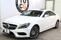 メルセデスベンツ CLS CLS220d AMGﾗｲﾝ ﾚｰﾀﾞｰｾｰﾌﾃｨPKG　後期 ｷｰﾚｽｺﾞｰ 黒本革 全席ﾋｰﾀｰ ｻﾝﾙｰﾌ HDDﾅﾋﾞTV ｽﾏﾎ連携 360ｶﾒﾗ PTS LEDﾗｲﾄ 自動ﾄﾗﾝｸ AMGｴｱﾛ&19AW ｴｱｻｽ 7AT　2年保証