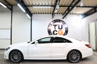 メルセデスベンツ CLS CLS220d AMGﾗｲﾝ ﾚｰﾀﾞｰｾｰﾌﾃｨPKG　後期 ｷｰﾚｽｺﾞｰ 黒本革 全席ﾋｰﾀｰ ｻﾝﾙｰﾌ HDDﾅﾋﾞTV ｽﾏﾎ連携 360ｶﾒﾗ PTS LEDﾗｲﾄ 自動ﾄﾗﾝｸ AMGｴｱﾛ&19AW ｴｱｻｽ 7AT　2年保証
