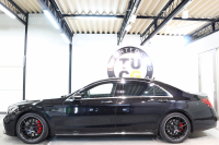 AMG Sクラス S63ﾛﾝｸﾞ ﾚｰﾀﾞｰｾｰﾌﾃｨPKG　後期 ｷｰﾚｽｺﾞｰ 黒本革 ﾍﾞﾝﾁﾚｰﾀｰ ﾊﾟﾉﾗﾏSR ﾍｯﾄﾞｱｯﾌﾟD HDDﾅﾋﾞTV ｽﾏﾎ連携 ﾌﾞﾙﾒｽﾀｰ 360ｶﾒﾗ PTS LEDﾗｲﾄ ﾊﾝｽﾞﾌﾘｰA ｸﾛｰｼﾞﾝｸﾞSP AMG専用装備&ﾁｭｰﾆﾝｸﾞ ｴｱｻｽ 9AT　2年保証