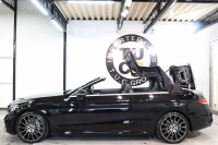 メルセデスベンツ Cクラス C180ｶﾌﾞﾘｵﾚ ｽﾎﾟｰﾂ ﾚｻﾞｰｴｸｽｸﾙｰｼﾌﾞ&ﾚｰﾀﾞｰｾｰﾌﾃｨPKG　後期最終型 1ｵｰﾅｰ ｷｰﾚｽｺﾞｰ 黒本革 ｴｱｽｶｰﾌ ﾍｯﾄﾞｱｯﾌﾟD HDDﾅﾋﾞTV ｽﾏﾎ連携 ﾊﾞｯｸｶﾒﾗ PTS LEDﾗｲﾄ AMGｴｱﾛ&19AW ｴｱｷｬｯﾌﾟ ﾄﾞﾗﾌﾄｽﾄｯﾌﾟ黒幌 ｴｱｻｽ 9AT　2年保証