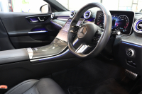メルセデスベンツ Cクラス C200 4MATIC AVG AMGﾗｲﾝ ﾚｻﾞｰｴｸｽｸﾙｰｼﾌﾞ&ﾍﾞｰｼｯｸ&ﾚｰﾀﾞｰｾｰﾌﾃｨPKG　ISG搭載 ｷｰﾚｽｺﾞｰ 黒本革 ﾊﾟﾉﾗﾏSR ﾍｯﾄﾞｱｯﾌﾟD MBUXﾅﾋﾞTV&ARﾅﾋﾞ BT音楽 360ｶﾒﾗ PTS LEDﾗｲﾄ 自動ﾄﾗﾝｸ AMGｴｱﾛ&18AW ﾘｱｱｸｽﾙｽﾃｱﾘﾝｸﾞ 9AT　2年保証