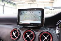 AMG Aクラス A45 4MATIC ﾚｰﾀﾞｰｾｰﾌﾃｨPKG　1ｵｰﾅｰ 黒本革 ﾊﾟﾉﾗﾏSR HDDﾅﾋﾞTV BT音楽 Bｶﾒﾗ PTS DSRC ｷｾﾉﾝﾗｲﾄ ﾚｯﾄﾞｼｰﾄﾍﾞﾙﾄ AMG専用装備&ﾁｭｰﾆﾝｸﾞ 7AT　2年保証