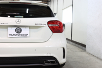 AMG Aクラス A45 4MATIC ﾚｰﾀﾞｰｾｰﾌﾃｨPKG　1ｵｰﾅｰ 黒本革 ﾊﾟﾉﾗﾏSR HDDﾅﾋﾞTV BT音楽 Bｶﾒﾗ PTS DSRC ｷｾﾉﾝﾗｲﾄ ﾚｯﾄﾞｼｰﾄﾍﾞﾙﾄ AMG専用装備&ﾁｭｰﾆﾝｸﾞ 7AT　2年保証