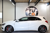 AMG Aクラス A45 4MATIC ﾚｰﾀﾞｰｾｰﾌﾃｨPKG　1ｵｰﾅｰ 黒本革 ﾊﾟﾉﾗﾏSR HDDﾅﾋﾞTV BT音楽 Bｶﾒﾗ PTS DSRC ｷｾﾉﾝﾗｲﾄ ﾚｯﾄﾞｼｰﾄﾍﾞﾙﾄ AMG専用装備&ﾁｭｰﾆﾝｸﾞ 7AT　2年保証