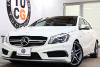 AMG Aクラス A45 4MATIC ﾚｰﾀﾞｰｾｰﾌﾃｨPKG　1ｵｰﾅｰ 黒本革 ﾊﾟﾉﾗﾏSR HDDﾅﾋﾞTV BT音楽 Bｶﾒﾗ PTS DSRC ｷｾﾉﾝﾗｲﾄ ﾚｯﾄﾞｼｰﾄﾍﾞﾙﾄ AMG専用装備&ﾁｭｰﾆﾝｸﾞ 7AT　2年保証