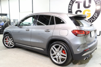 AMG GLA GLA45S 4MATIC+ ﾚｰﾀﾞｰｾｰﾌﾃｨPKG　現行 ｷｰﾚｽｺﾞｰ 灰/黒本革 ﾊﾟﾉﾗﾏSR MBUXﾅﾋﾞTV BT音楽 360ｶﾒﾗ PTS LEDﾗｲﾄ ﾊﾝｽﾞﾌﾘｰA AMG専用装備&ﾁｭｰﾆﾝｸﾞ ﾜｲﾔﾚｽ充電 8AT 希少色ﾏｳﾝﾃﾝｸﾞﾚｰ　2年保証
