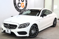 AMG Cクラス C43 4MATIC ｸｰﾍﾟ ﾚｰﾀﾞｰｾｰﾌﾃｨPKG　ｷｰﾚｽｺﾞｰ 黒本革 ﾍｯﾄﾞｱｯﾌﾟD HDDﾅﾋﾞTV BT音楽 ﾌﾞﾙﾒｽﾀｰ ﾊﾞｯｸｶﾒﾗ PTS LEDﾗｲﾄ ﾊﾝｽﾞﾌﾘｰA AMG専用装備&ﾁｭｰﾆﾝｸﾞﾀﾞｲﾅﾐｯｸｾﾚｸﾄ 9AT　2年保証