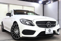 AMG Cクラス C43 4MATIC ｸｰﾍﾟ ﾚｰﾀﾞｰｾｰﾌﾃｨPKG　ｷｰﾚｽｺﾞｰ 黒本革 ﾍｯﾄﾞｱｯﾌﾟD HDDﾅﾋﾞTV BT音楽 ﾌﾞﾙﾒｽﾀｰ ﾊﾞｯｸｶﾒﾗ PTS LEDﾗｲﾄ ﾊﾝｽﾞﾌﾘｰA AMG専用装備&ﾁｭｰﾆﾝｸﾞﾀﾞｲﾅﾐｯｸｾﾚｸﾄ 9AT　2年保証