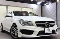 AMG CLAクラス CLA45 4MATIC AMGｴｸｽｸﾙｰｼﾌﾞ&ﾊﾞﾘｭｰ&ﾚｰﾀﾞｰｾｰﾌﾃｨPKG　1ｵｰﾅｰ 黒本革 ﾊﾟﾉﾗﾏSR HDDﾅﾋﾞTV BT音楽 ﾊﾞｯｸｶﾒﾗ DSRC PTS ｷｾﾉﾝﾗｲﾄ AMG専用装備&ﾁｭｰﾆﾝｸﾞ 7AT　2年保証