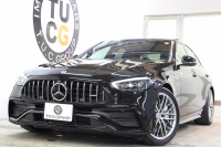 AMG Cクラス C43 4MATIC ﾚｰﾀﾞｰｾｰﾌﾃｨPKG　BSG搭載 黒本革 ﾍﾞﾝﾁﾚｰﾀｰ ﾊﾟﾉﾗﾏSR ﾍｯﾄﾞｱｯﾌﾟD MBUXﾅﾋﾞTV&ARﾅﾋﾞ ｽﾏﾎ連携 ﾌﾞﾙﾒｽﾀｰ 360ｶﾒﾗ PTS LEDﾗｲﾄ 自動ﾄﾗﾝｸ AMG専用装備&ﾁｭｰﾆﾝｸﾞ 9AT　2年保証